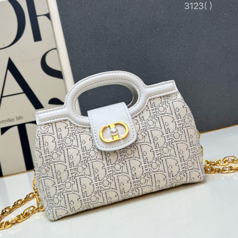 Dior Jolie Mini Chain Top Handle Bag
